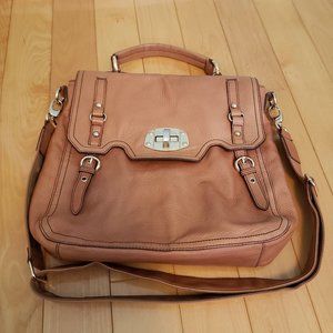 Danier camel leather shoulder bag